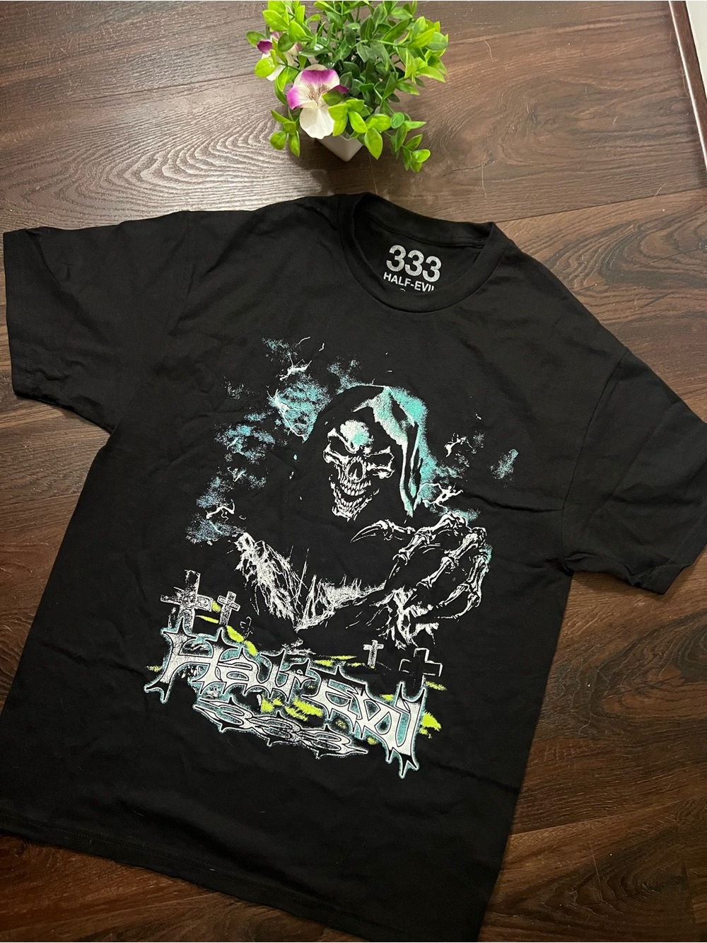 333 Half-Evil REAPER'S GRAVEYARD TEE / FTP REVENGE G59